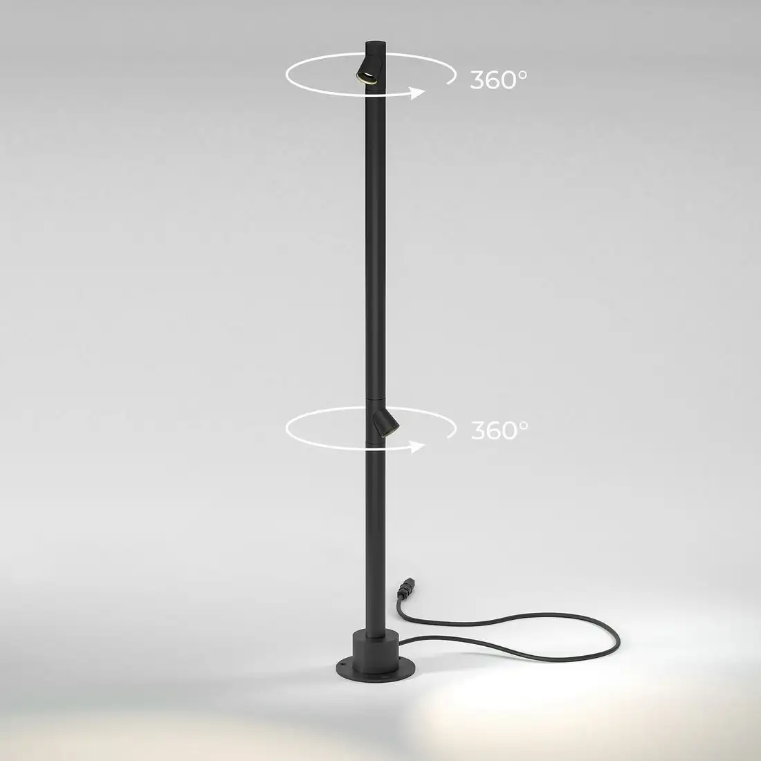 Городской фонарь Elektrostandard Rone 35175/F 3000K (черный)