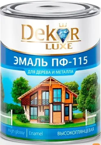 Эмаль Dekor ПФ-115 20 кг (черный)