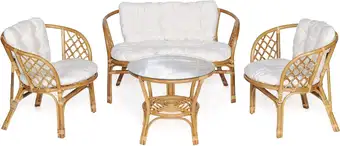 Набор садовой мебели Garden Story Багамы CV-B01H (бежевый/медовый) – изображение в каталоге