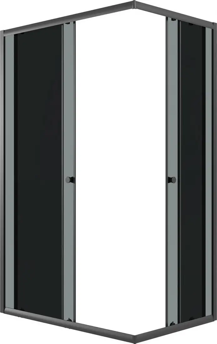 Душевой уголок Niagara Eco NG-1118-14QT 110x80x190 (черный/стекло тонированное) - фото товара