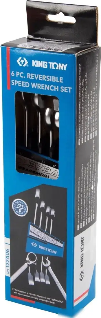 Набор ключей King Tony 122A06MR01 (6 предметов) – фото товара