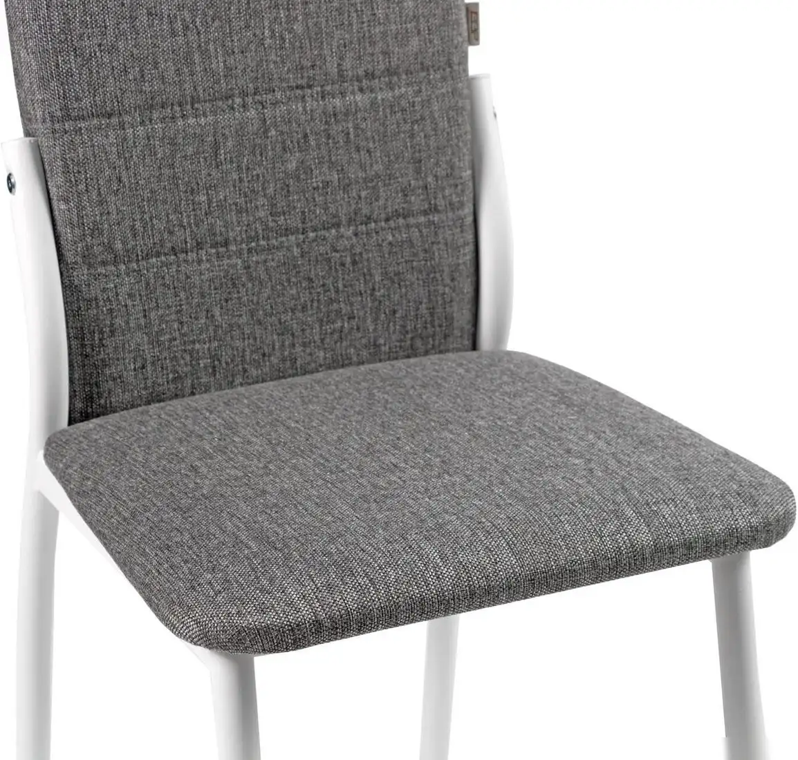 Стул ВВР Прага (серый/белый, рогожка)