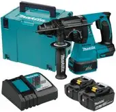 Перфоратор Makita DHR242RTJ (с 2-мя АКБ, кейс) – изображение в каталоге