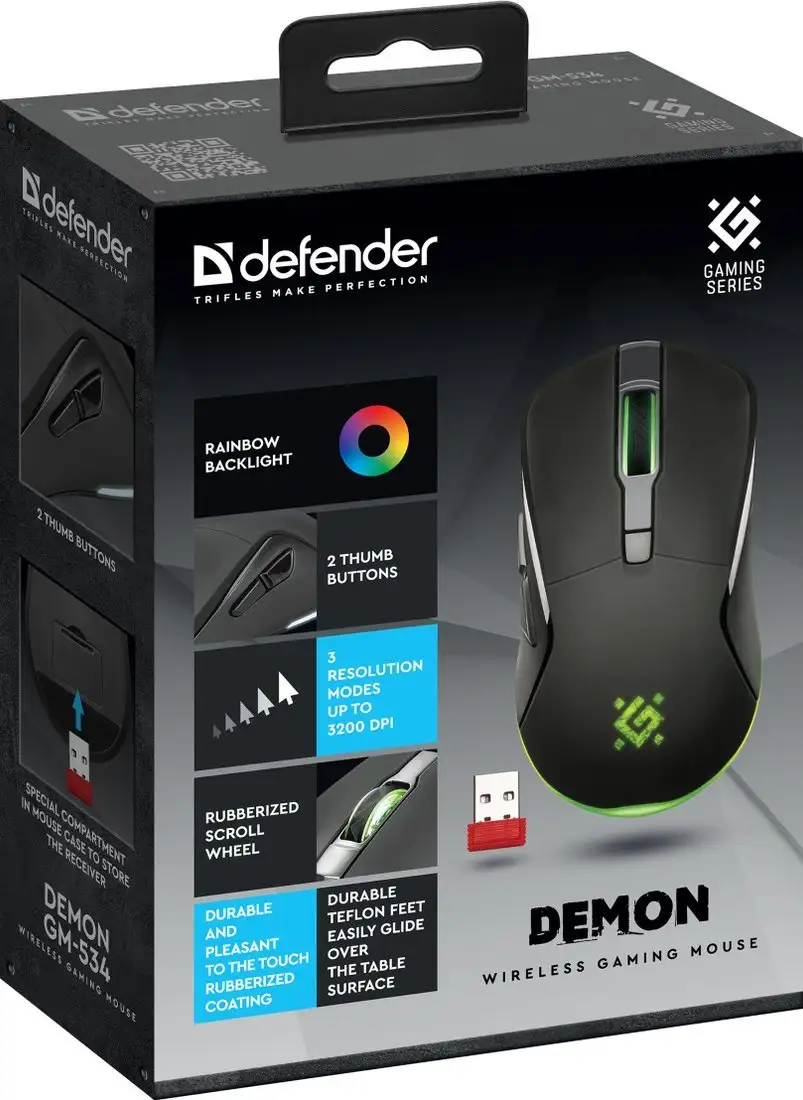 Игровая мышь Defender Demon GM-534 – фото товара