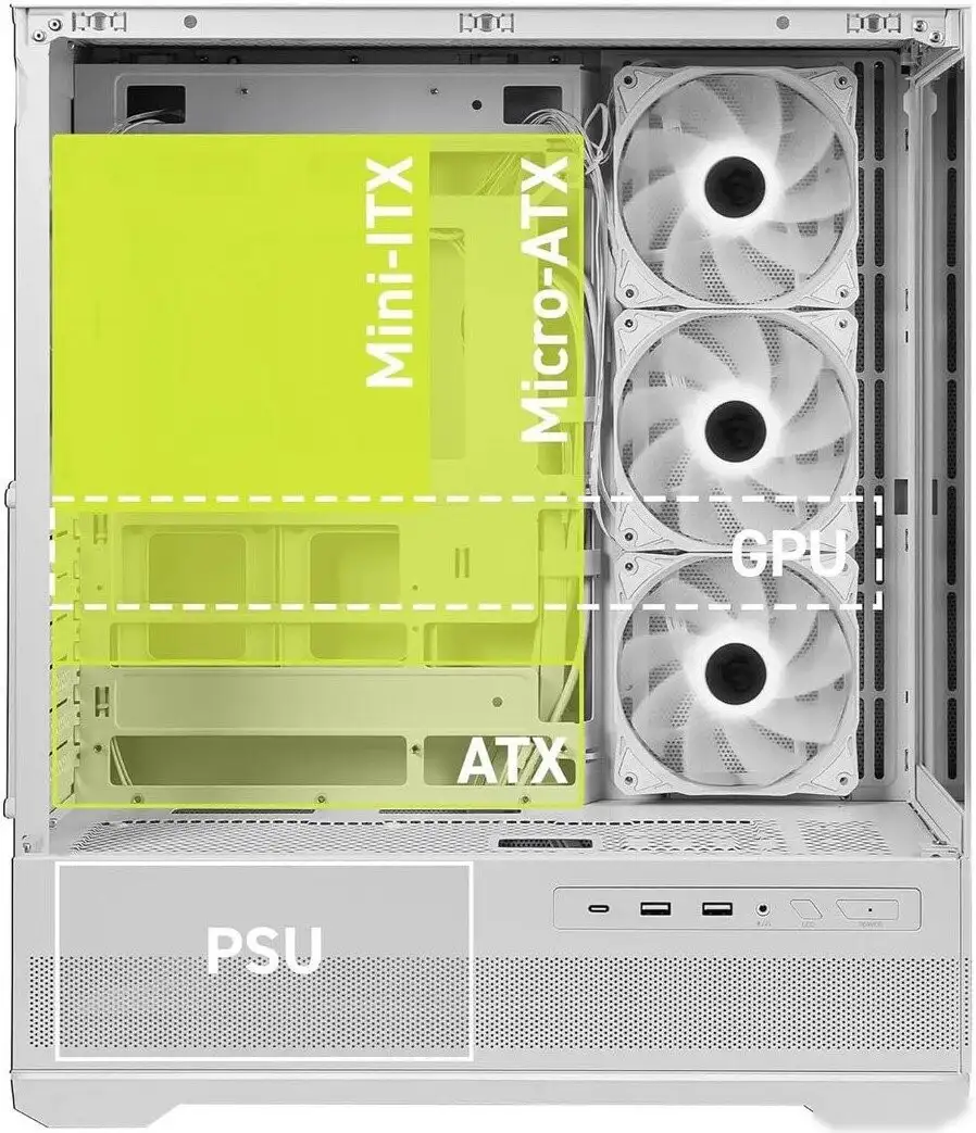 Корпус MSI MAG Pano 110R PZ (белый) – фото товара