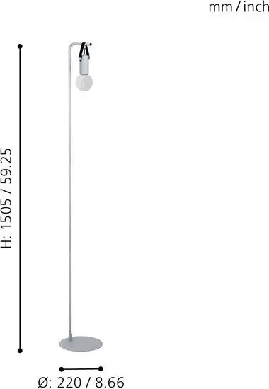 Торшер Eglo Apricale 98285