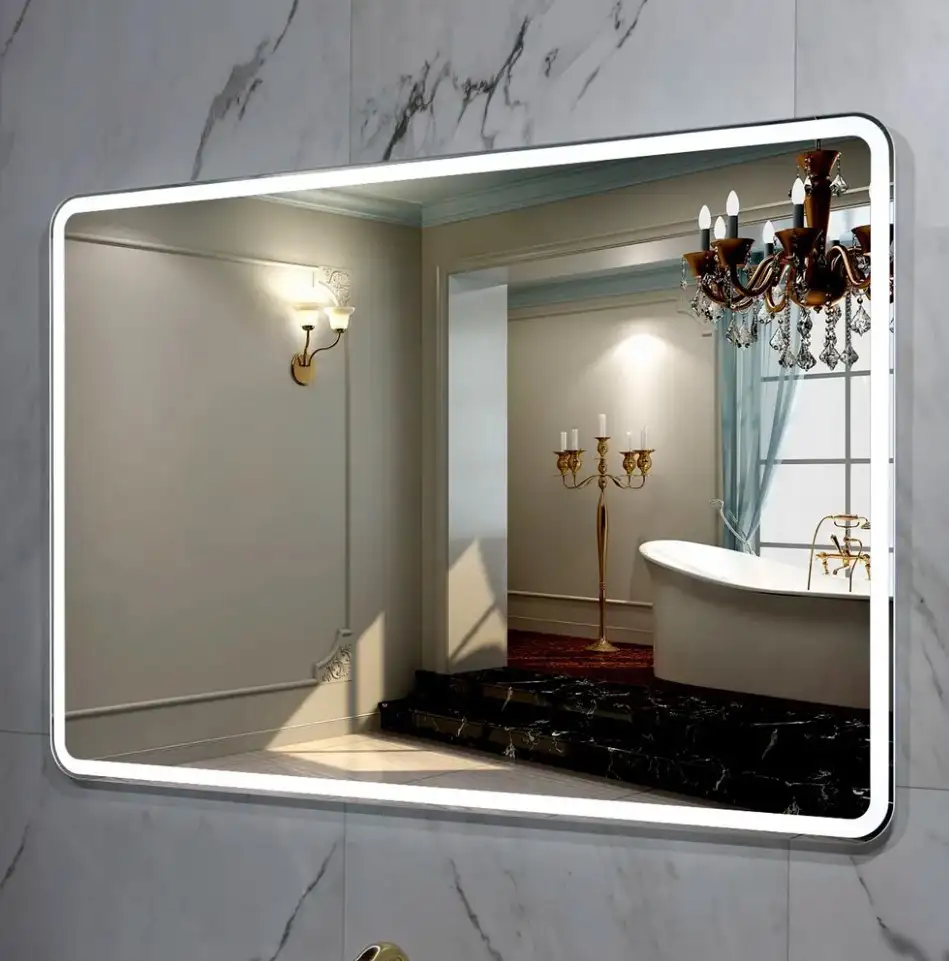 Пекам Зеркало Marta 1 140x80 marta1-140x80d (с подсветкой, с сенсором на взмах руки) – фото товара