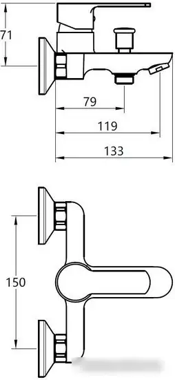 Смеситель Voda Drop DP54 - фото товара