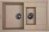 Кухонная мойка Ecoshtein Rechteck 781.5 (бежевый)