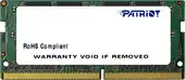 Оперативная память Patriot Signature Line 4GB DDR4 SO-DIMM PC4-17000 [PSD44G213381]