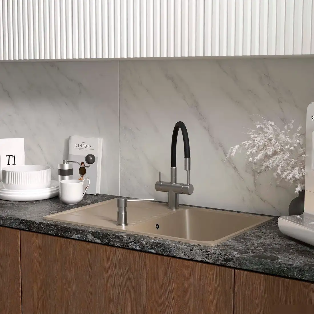 Кухонная мойка Reflexion Bolero RF0574BE - фото товара