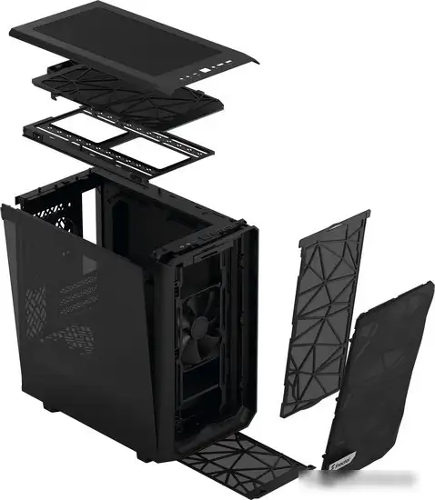 Корпус Fractal Design Meshify 2 Mini Black TG dark tint FD-C-MES2M-01 – фото товара