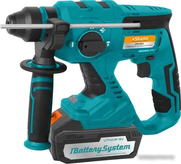 Перфоратор Sturm CRH1822 (с 1-м АКБ, кейс) – фото товара