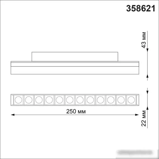 Трековый светильник Novotech Flum 358621 – фото товара
