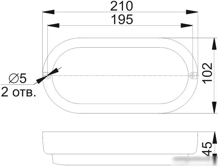 IEK ДПО 4012 12 Вт IP54 4000 K – фото товара