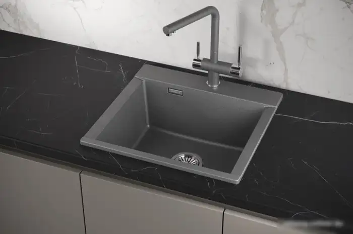 Кухонная мойка Granula ES-5201 (графит) - фото товара