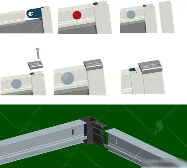 Душевая дверь RGW CL-14B 150 (черный/прозрачный) - фото товара