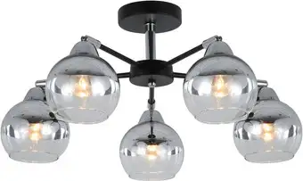 Люстра средней высоты Mirastyle MD-8223/5 BK+CR – изображение в каталоге