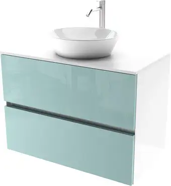 ЗОВ Тумба под умывальник Лира 100 L100MW0MAGVA-KP13W (белый/адриатик) – изображение в каталоге