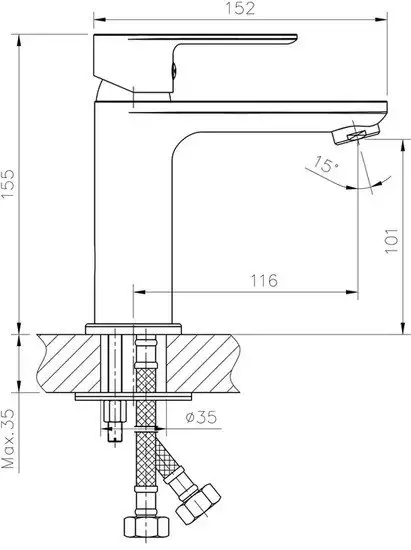 Смеситель Haiba HB10505-3 - фото товара