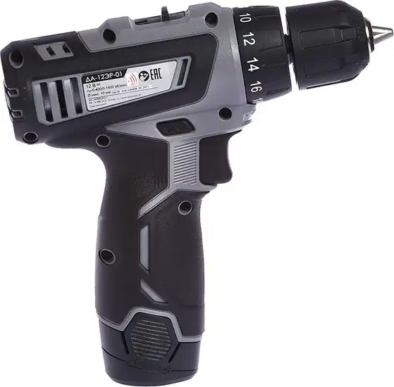 Дрель-шуруповерт Интерскол ДА-12ЭР-01 (с 1-им АКБ, кейс) – фото товара