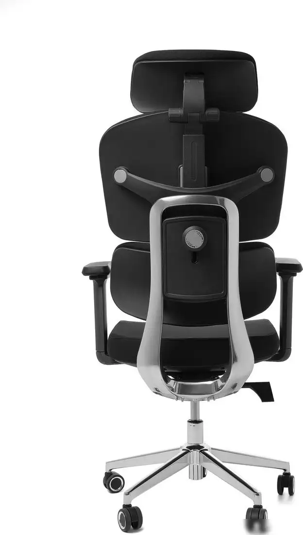 Игровое (геймерское) кресло Jiqiao R6001-ПЧ (черный/черный) – фото товара