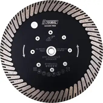 Отрезной диск алмазный Diamal DMA15S350PR