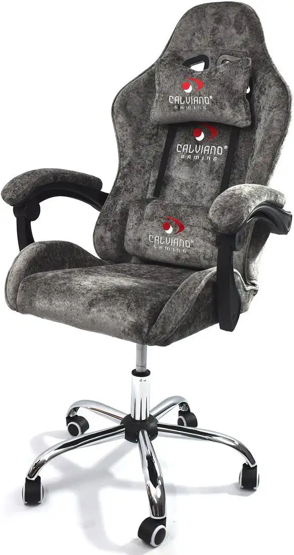 Игровое (геймерское) кресло Calviano Nero (dark grey plush) – фото товара