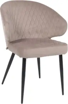 Стул с подлокотниками Мамадома Rob (d05 cappuccino lux/черный) – изображение в каталоге