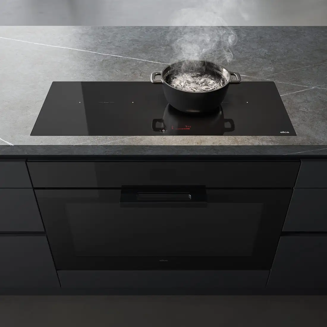 Электрический духовой шкаф Elica Virtus Multi 90 TFT Black - фото товара