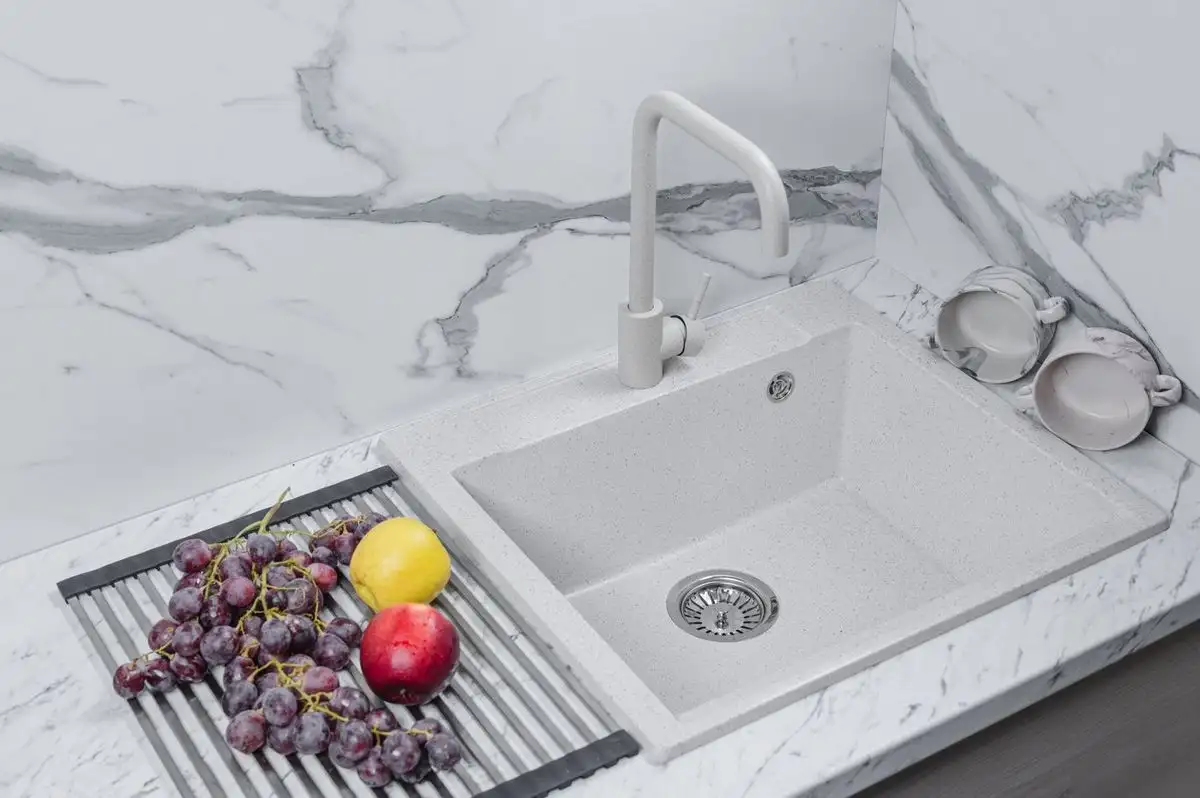 Кухонная мойка Marblan Cubi (серый) - фото товара