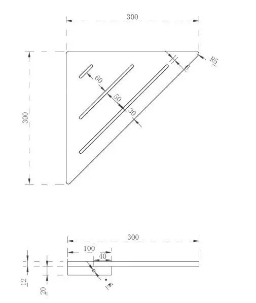 Abber Полка Stein AS1652 (белый) – фото товара