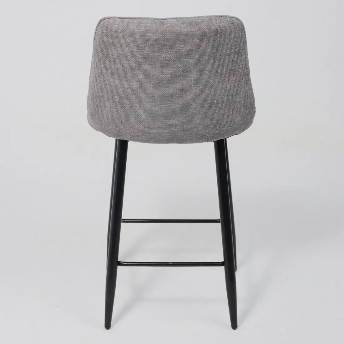 Стул AksHome Baron (серый микровелюр CD2302-26/черный) – фото товара