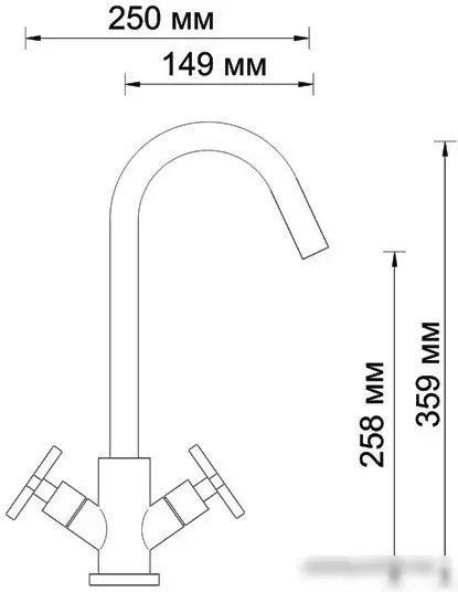 Смеситель Wasserkraft Weser 7847 - фото товара