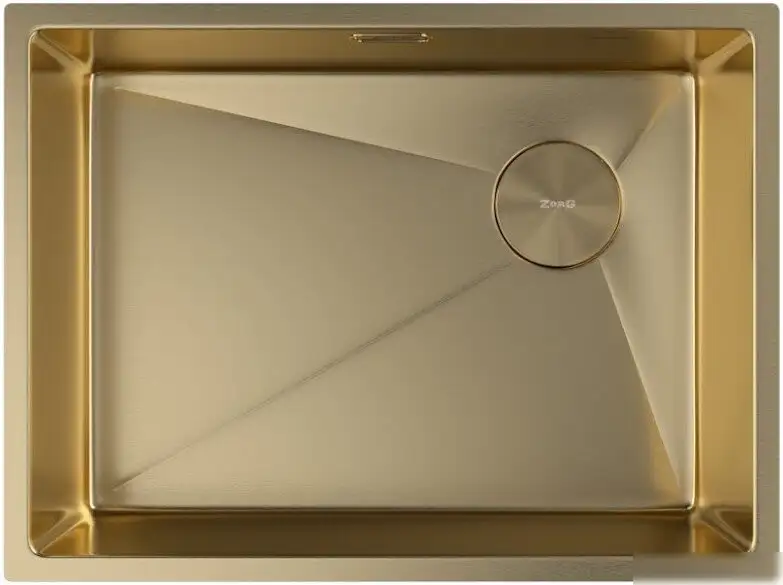 Кухонная мойка ZorG Zerox 59 U / IF Side SF PVD Gold - фото товара