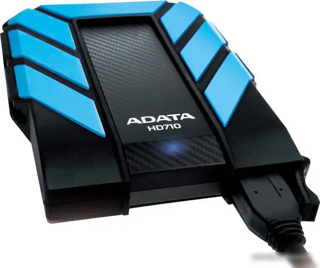 Внешний жесткий диск A-Data DashDrive Durable HD710 1TB Blue (AHD710-1TU3-CBL) – фото товара
