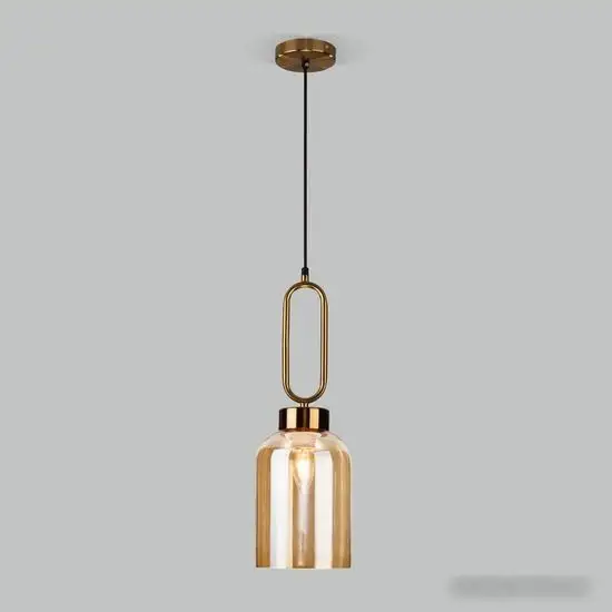 Подвесная люстра Евросвет Flou 50229/1 (янтарный) – фото товара