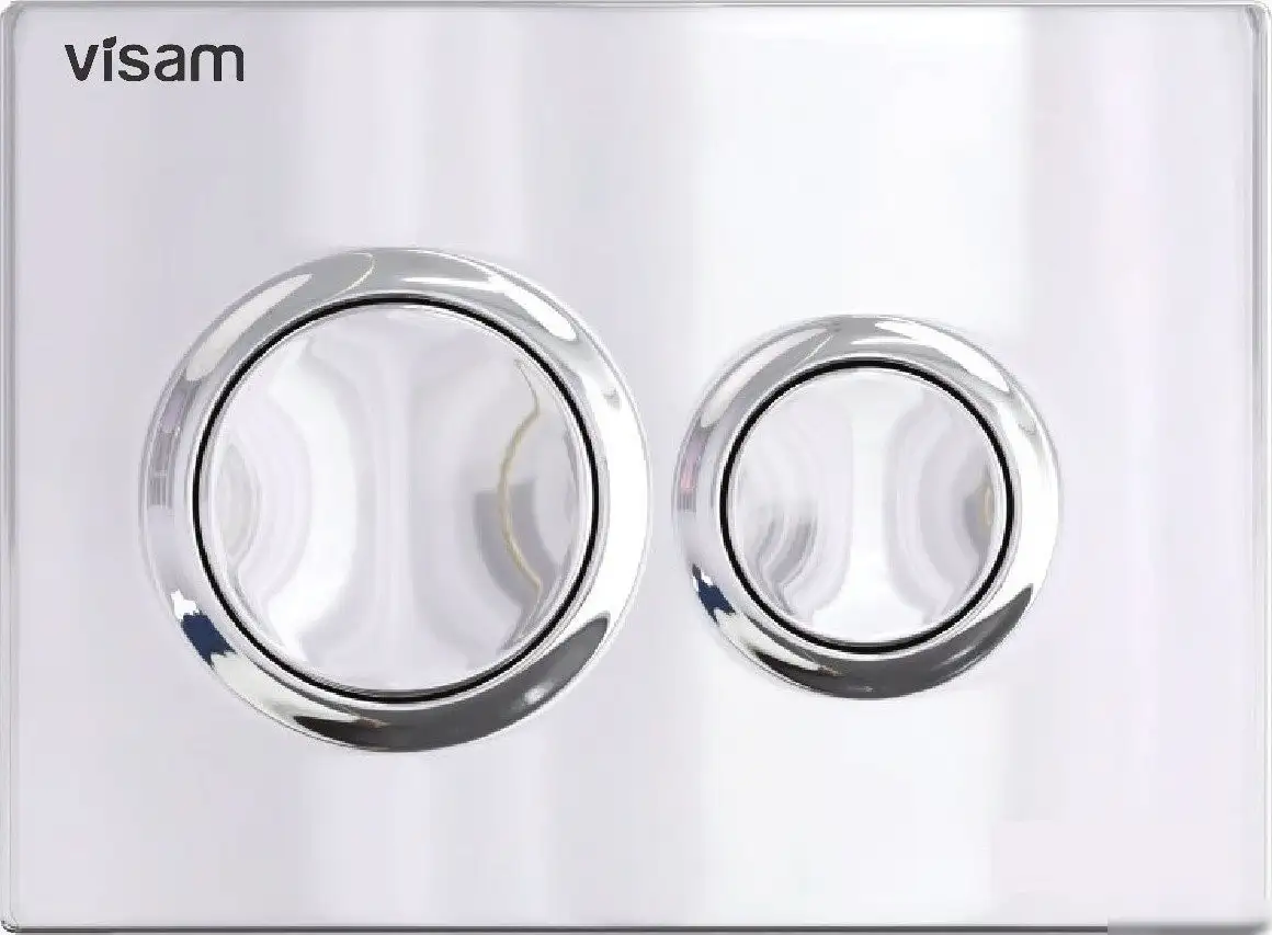 Инсталляция для унитаза Visam Slim 525 с кнопкой O3 EX-040263 (хром глянец) - фото товара