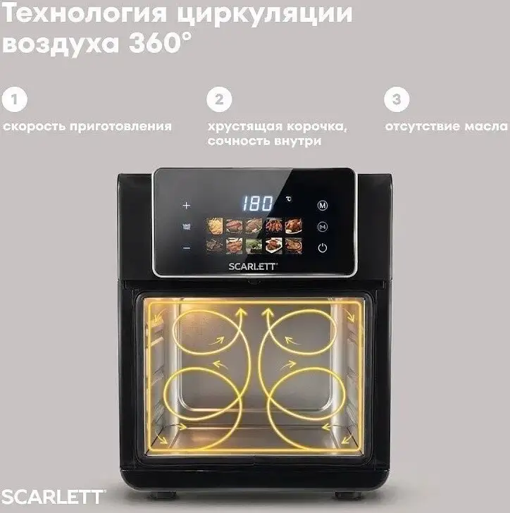 Аэрогриль (аэрофритюрница) Scarlett SC-AF15S06D – фото товара