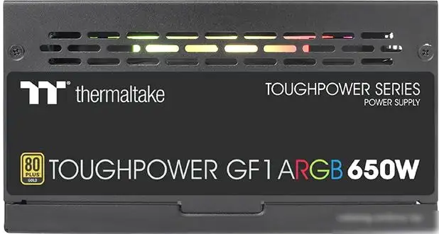 Блок питания Thermaltake Toughpower GF1 ARGB 650W Gold TT Premium TTP-650AH3FCG-U – фото товара