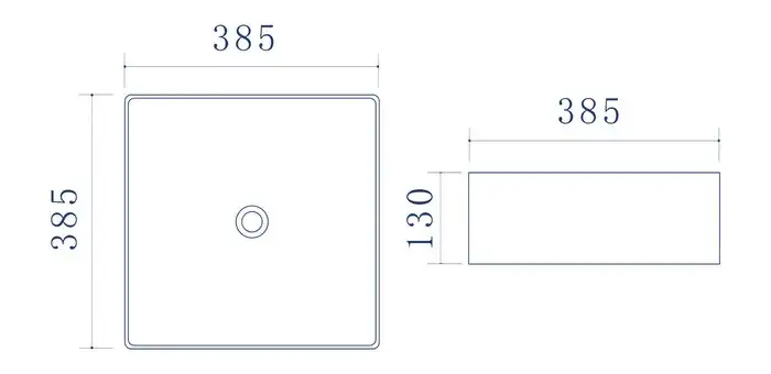 Умывальник Uptrend Hestia (глянцевый белый) - фото товара