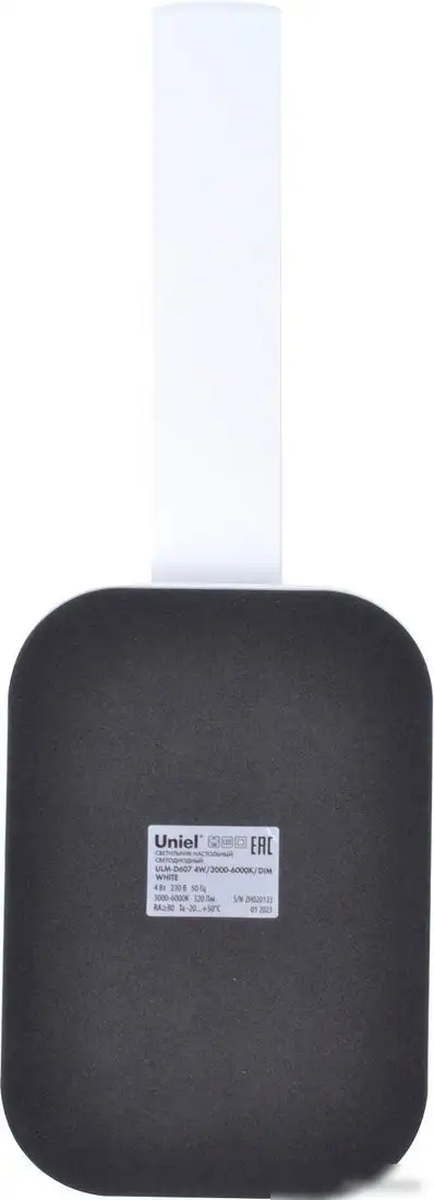 Настольная лампа Uniel ULM-D607 4W/3000-6000K/DIM WHITE UL-00010743 – фото товара