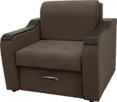 Кресло Сириус Лидер-3 ППУ 105x110 (Eva 26 велюр коричневый) – изображение в каталоге