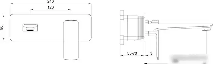 Смеситель Wonzon&Woghand WW-88869003-MB - фото товара