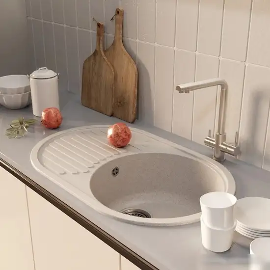 Кухонная мойка Mixline ML-GM16 551929 (бежевый) - фото товара