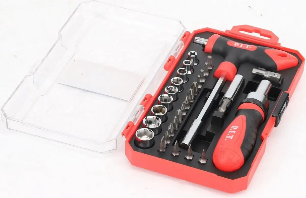 Набор отвертка с битами и головками P.I.T. Advance HSDR04-0029T (29 предметов) – фото товара