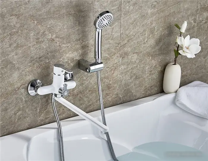 Смеситель Ledeme H03 L2203W (белый) - фото товара