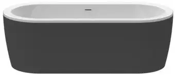 Ванна Cezares Slim Central-180-80-60-NERO-SET - изображение в каталоге