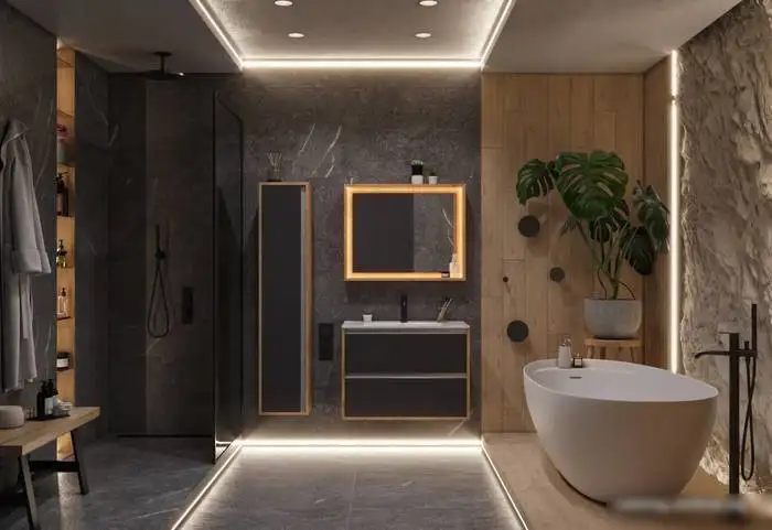 ЗОВ Тумба под умывальник Женева 80 (дуб/черный) – фото товара