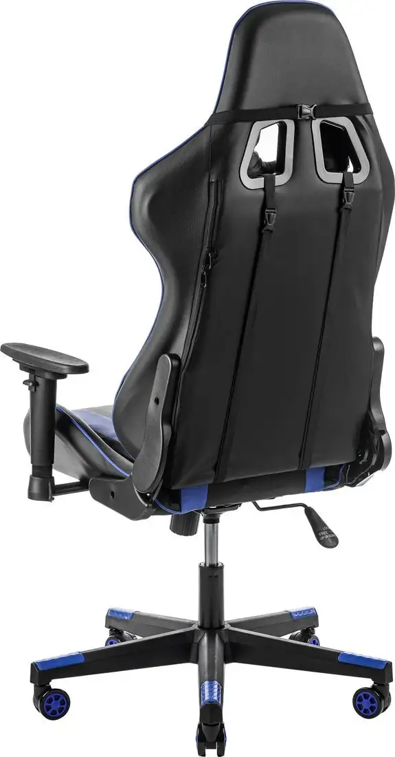 Игровое (геймерское) кресло Mio Tesoro Winner 8051 (черный/синий) – фото товара